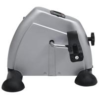 VidaXL Mini hometrainer met plastic vliegwiel (zilver) - thumbnail