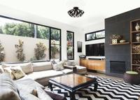 Eglo PlafondlampCarlton 6 zwart/koper Ø 47cm - 43399 - thumbnail