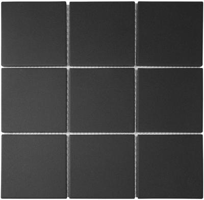 Mozaiek London Vierkant Zwart 9,5 x 9,5 Mozaiek London Vierkant Zwart 9,5 x 9,5