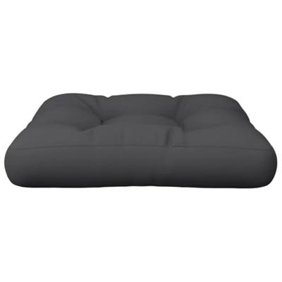 VidaXL Palletkussen 58x58x10 cm stof zwart