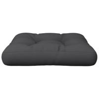 VidaXL Palletkussen 58x58x10 cm stof zwart - thumbnail