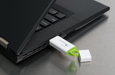 Kingston Technology DataTraveler G4 USB flash drive 128 GB USB Type-A 3.2 Gen 1 (3.1 Gen 1) Groen, Wit