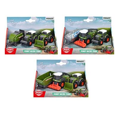 Dickie Toys Fendt Microvoertuigen 3 Stuks Assorti