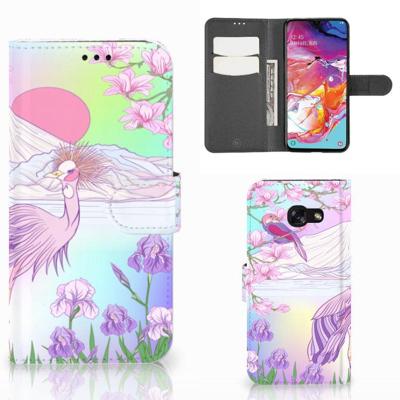 Samsung Galaxy A70 | Telefoonhoesje | Met pasjeshouder | Bird