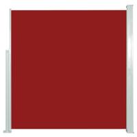 VidaXL Tuinscherm uittrekbaar 140x300 cm rood - thumbnail