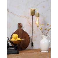 its about RoMi Wandlamp 'Madrid' kleur Goud - thumbnail