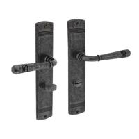 Intersteel Deurkruk Helena op schild WC63/8 mm oud grijs - thumbnail