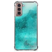 Back Cover Samsung Galaxy S21 Plus Painting Blue - thumbnail