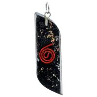 Orgonite Hanger Koperen Spiraal Wave Shungiet - thumbnail