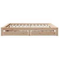 Bedframe zonder matras massief grenenhout 200x200 cm - thumbnail