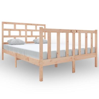 Bedframe massief grenenhout 140x190 cm