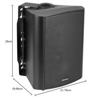 Omnitronic ALP-6A black Actieve PA-luidsprekerset 45 W 2 stuk(s) - thumbnail
