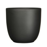 Mica Decorations tusca pot zwart 16x17cm - thumbnail