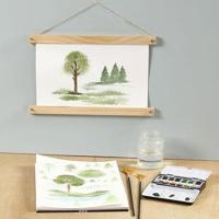 Creativ Company Art aquarelverf, ½-pan, afm 10x15x20 mm, standaardkleuren, 12 kleur/ 1 doos - thumbnail