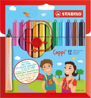 Viltstift stabilo cappi 168/12 m 12st assorti | 6 stuks - thumbnail