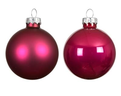 Kerstballen glas d3,5 cm pink 16 st Decoris - Decoris Kerstballen glas d3,5 cm pink 16 st Decoris - Decoris