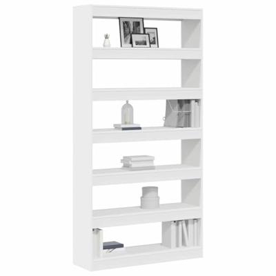 Boekenkast Wit Bewerkt hout