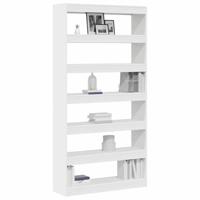 Boekenkast Wit Bewerkt hout - thumbnail