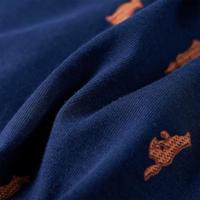 VidaXL Kindershirt 128 marineblauw - thumbnail