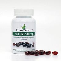 Livinggreens Krillolie 500mg 120 Capsules - thumbnail