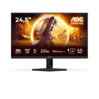 AOC Gaming 25G4SRE - 25 inch Full HD-monitor, 300 Hz, 1 ms, G-Sync, HDR400 (1920 x 1080, 2 x HDMI 2.0, DisplayPort 1.4) zwart-rood - thumbnail