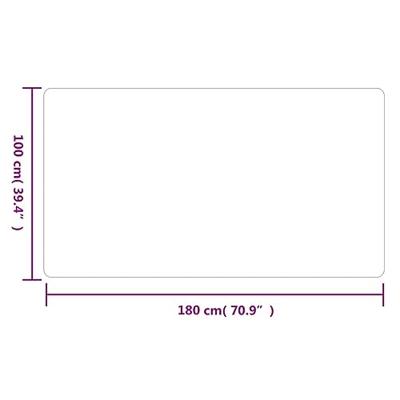 VidaXL Tapijtloper 100x180 cm antracietkleurig VidaXL Tapijtloper 100x180 cm antracietkleurig