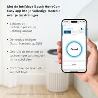 Bosch Home Comfort 7733703375 Air 2000i Luchtreiniger 37 m² Wit, Zwart - thumbnail