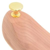 VidaXL Schoenspanner met schoenlepel eu 44-45 massief cederhout - thumbnail