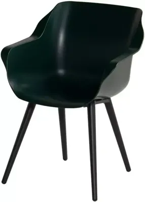 Hartman Tuinstoel 'Sophie Studio' met armleuning, kleur Donkergroen