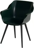 Hartman Tuinstoel 'Sophie Studio' met armleuning, kleur Donkergroen - thumbnail