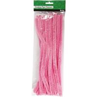Creativ Company Chenille, l: 30 cm, dikte 15 mm, roze, 15 stuk/ 1 doos - thumbnail