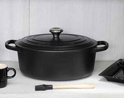 Le Creuset Braadpan Signature ovaal Mat Zwart ø 31 cm / 6,3 liter