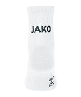 JAKO 3943 Sportsokken Kort - 3-Pack - Wit - 35-38 - thumbnail