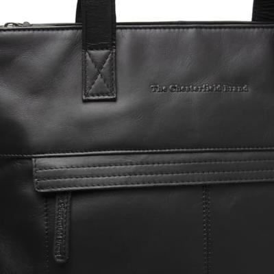 The Chesterfield Brand Nunavik - Leren Shopper - Zwart