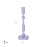 Richmond Kandelaar 'Revan' 27cm hoog, kleur Paars - thumbnail