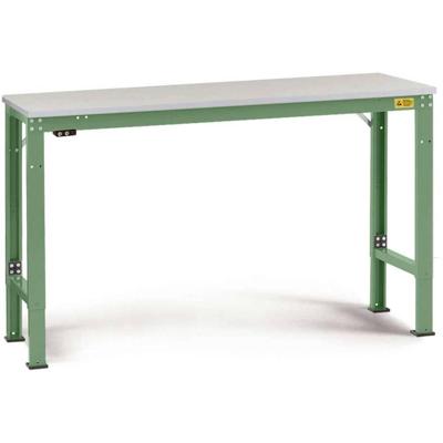 Manuflex LU7008.6011 ESD ESD-werktafel universele speciale reden tafel met melamine schijf, bxdxh = 1000 x 600 x 725-1025 mm Reseda groen (RAL 9010) Manuflex LU7008.6011 ESD ESD-werktafel universele speciale reden tafel met melamine schijf, bxdxh = 1000 x 600 x 725-1025 mm Reseda groen (RAL 9010)