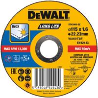 DeWalt Accessoires Extreme 2X Doorslijpschijf INOX 115 x 1.6 x 22,2mm - DT43905-QZ - thumbnail