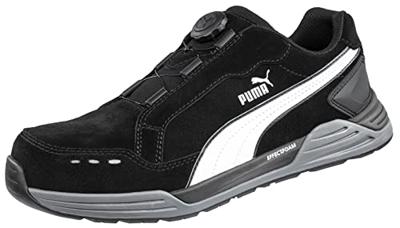 Puma werkschoenen Airtwist Disc sluiting S3 laag zwart maat 46