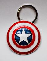 Marvel Comics Metal Keychain Captain America Shield - thumbnail