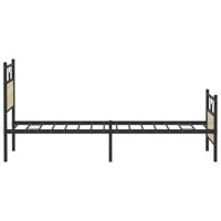 Bedframe zonder matras hout sonoma eikenkleurig 100x190 cm - thumbnail