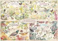 Falcon de luxe The Country Diary 4 Seasons 1000 stukjes - thumbnail