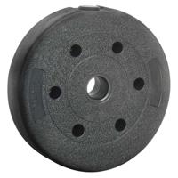 Gewichtsdiscs 4 pcs Zwart 21 x 3.8 cm - thumbnail