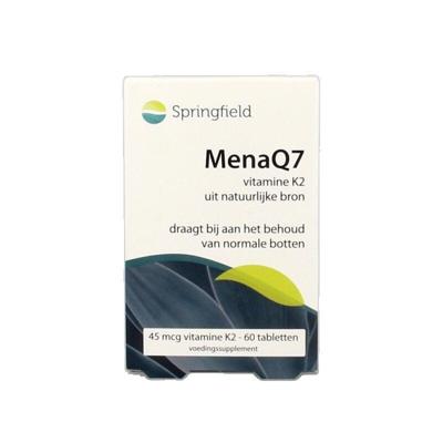 Springfield MenaQ7 vitamine K2 45 mcg 60 Tabletten