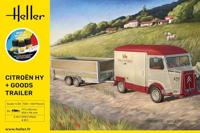 Heller 52331 STARTER KIT Citroen HY + Goods Trailer Bouwpakket Schaal 1:24 - thumbnail