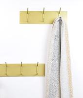 Urban Interiors Kapstok 'Factory' Met 6 haken, kleur Goud - thumbnail