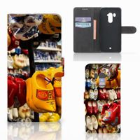 HTC U11 Plus Flip Cover Klompen - thumbnail