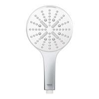 Handdouche GROHE Rainshower SmartActive 130 Rond 13cm Chroom/Wit - thumbnail