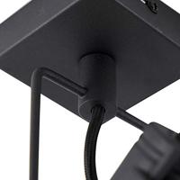 QAZQA Industriële spot zwart - Suplux - thumbnail