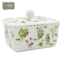 Botervloot met leuke kruidenprint - thumbnail