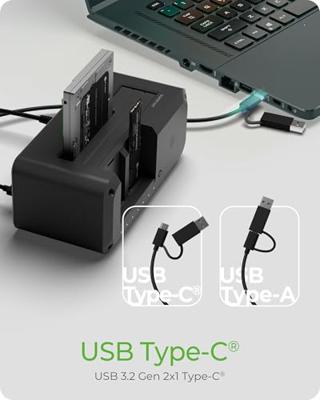 ICY BOX IB-2924MSCL-C31 basisstation voor opslagstations USB 3.2 Gen 2 (3.1 Gen 2) Type-C Zwart ICY BOX IB-2924MSCL-C31 basisstation voor opslagstations USB 3.2 Gen 2 (3.1 Gen 2) Type-C Zwart